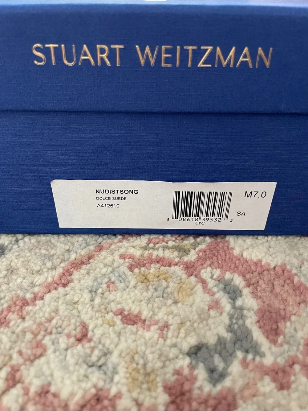 Stuart Weitzman Nudistsong Dolce Suede Heels Size 7